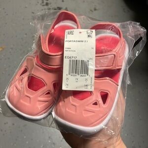 NWT Adidas FortaSwim 2 Swim Sandals Pink EG6717